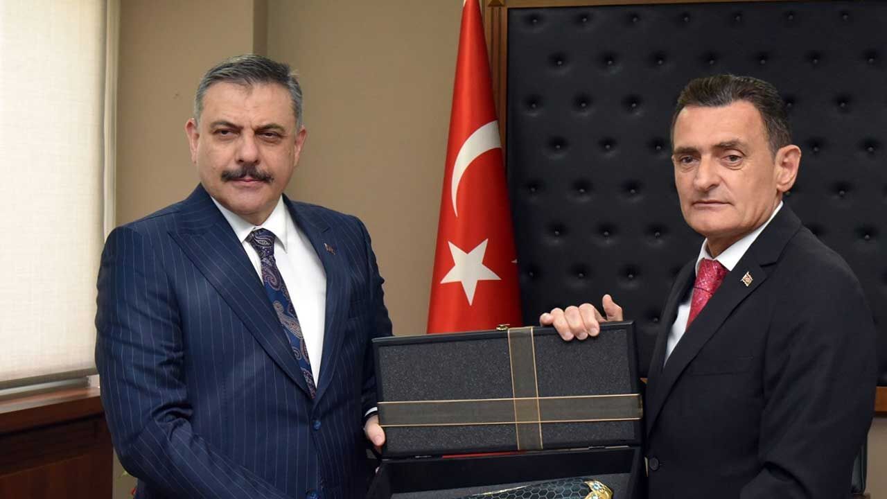 Oğuz, mevkidaşı Çiftçi ile görüştü: İş birliğimiz devam edecek