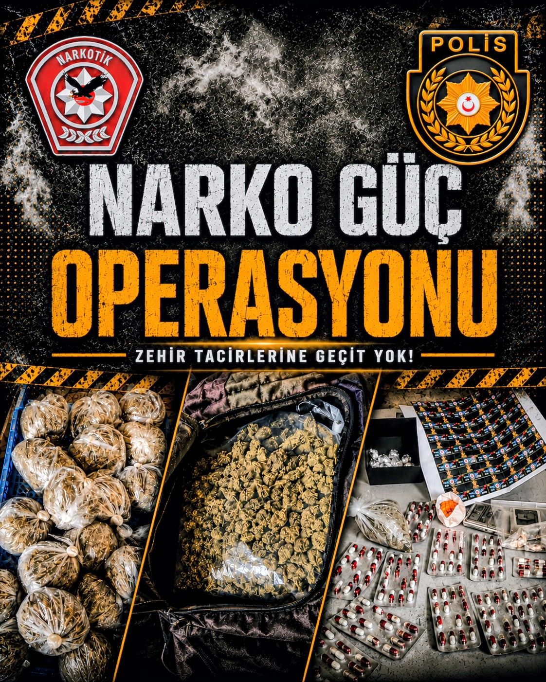 Narkotik’ten zehir tacirlerine bir darbe daha!