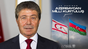 Başbakan Üstel’den Azerbaycan’a kutlama mesajı