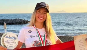 Eda Savcıgil’den İtalya’da tarihi birincilik