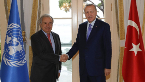 Erdoğan-Guterres telefon görüşmesi Rum basınında