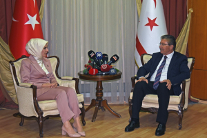 Üstel, Türkiye Aile Bakanı Göktaş’ı kabul etti