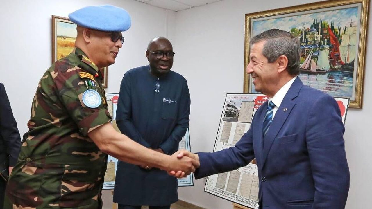 Ertuğruloğlu, BM Temsilcisi Diagne ve UNFICYP Komutanı Alam’ı kabul etti