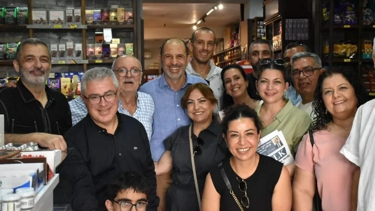 Halkın Partisi Girne çarşı esnafıyla buluştu...