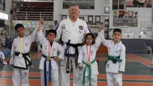 Taekwondocular Girne’de yarıştı