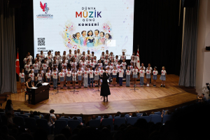 Cumhurbaşkanlığı Çoksesli Çocuk Korosu, ilk konserini yoğun katılımla gerçekleştirdi