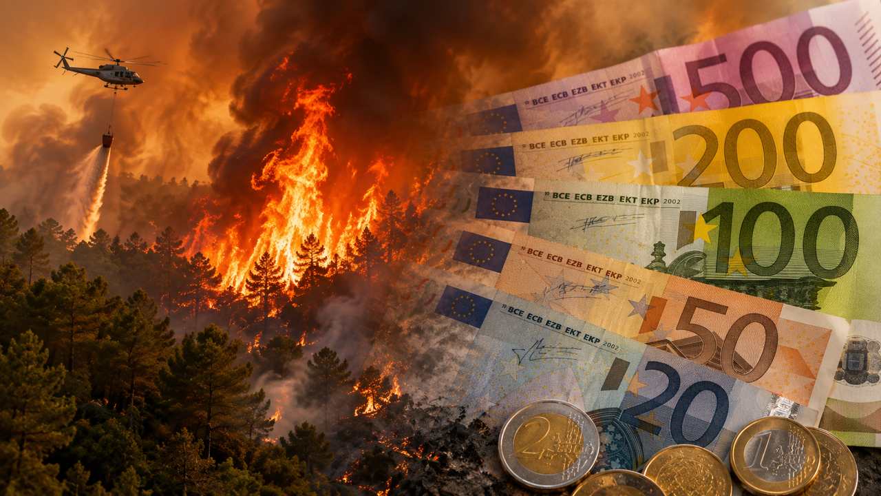 Güney Kıbrıs’a yangınlardan gördüğü zarar nedeniyle 9,21 milyon euro veriliyor