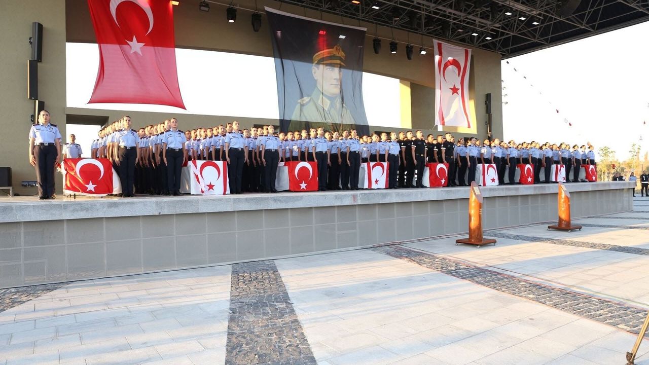 175 polis ve 25 itfaiye memuru yemin ederek göreve başladı