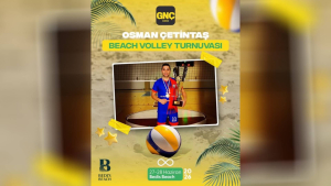 Plajda smaçlar Osman Çetintaş için