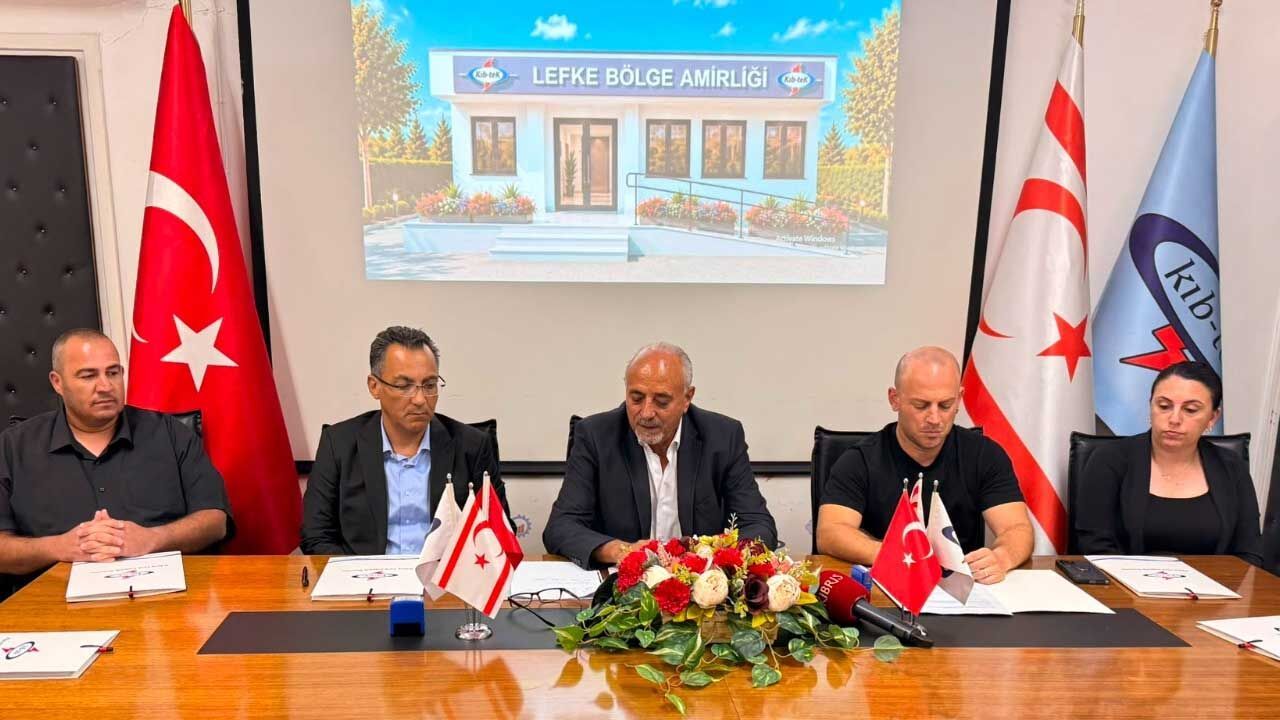KIB-TEK’TEN LEFKE’YE YENİ HİZMET BİNASI: DÖRDÜNCÜ ŞUBENİN SÖZLEŞMESİ İMZALANDI