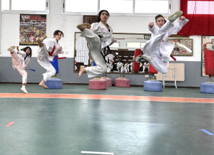 Taekwondocular kıyasıya yarıştı