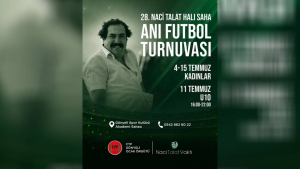 28’inci Naci Talat Halı Saha Futbol Anı Turnuvası cumartesi başlıyor