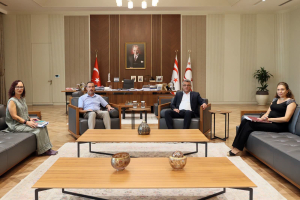 HAKSEN, Cumhurbaşkanı Erhürman’ı ziyaret etti: “Kamu Görevlileri Yasası bu haliyle onaylanmamalı”