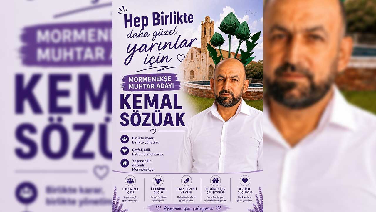 Mormenekşe muhtarlık yarışında ilk aday: Kemal Sözüak
