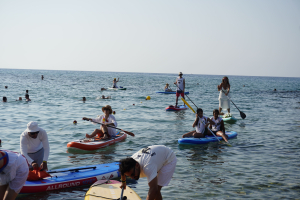 “Karaoğlanoğlu Spor Oyunları ve Deniz Şenliği” sürüyor
