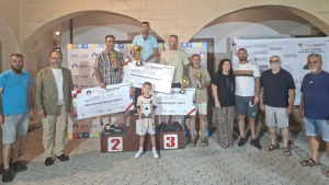 İskele’de tavla turnuvası şampiyonu Ahmet Ocak