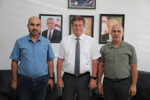 Arıklı KKTC Kickboks ve Muaythai Federasyonu yetkililerini kabul etti