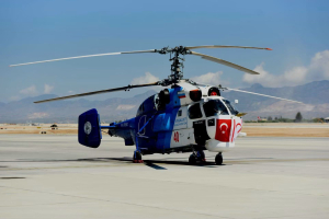 Yangın söndürme helikopteri teslim edildi