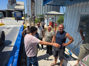 Mehmetçik Büyükkonuk Belediye Başkanı Tuğlu TÜK Kumyalı Silosu’nu ziyaret etti