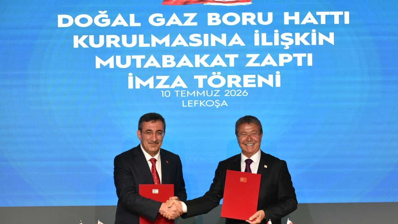 TC ile KKTC arasında Doğalgaz Boru Hattı Kurulmasına İlişkin Mutabakat Zaptı imzalandı