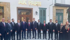 Cevdet Yılmaz’dan AK Parti KKTC Temsilciliği’ne ziyaret