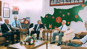 Başbakan Üstel, TMT Mücahitler Derneği’ni ziyaret etti