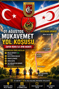 1 Ağustos Mukavemet Yol Koşusu 27 Temmuz’da yapılacak
