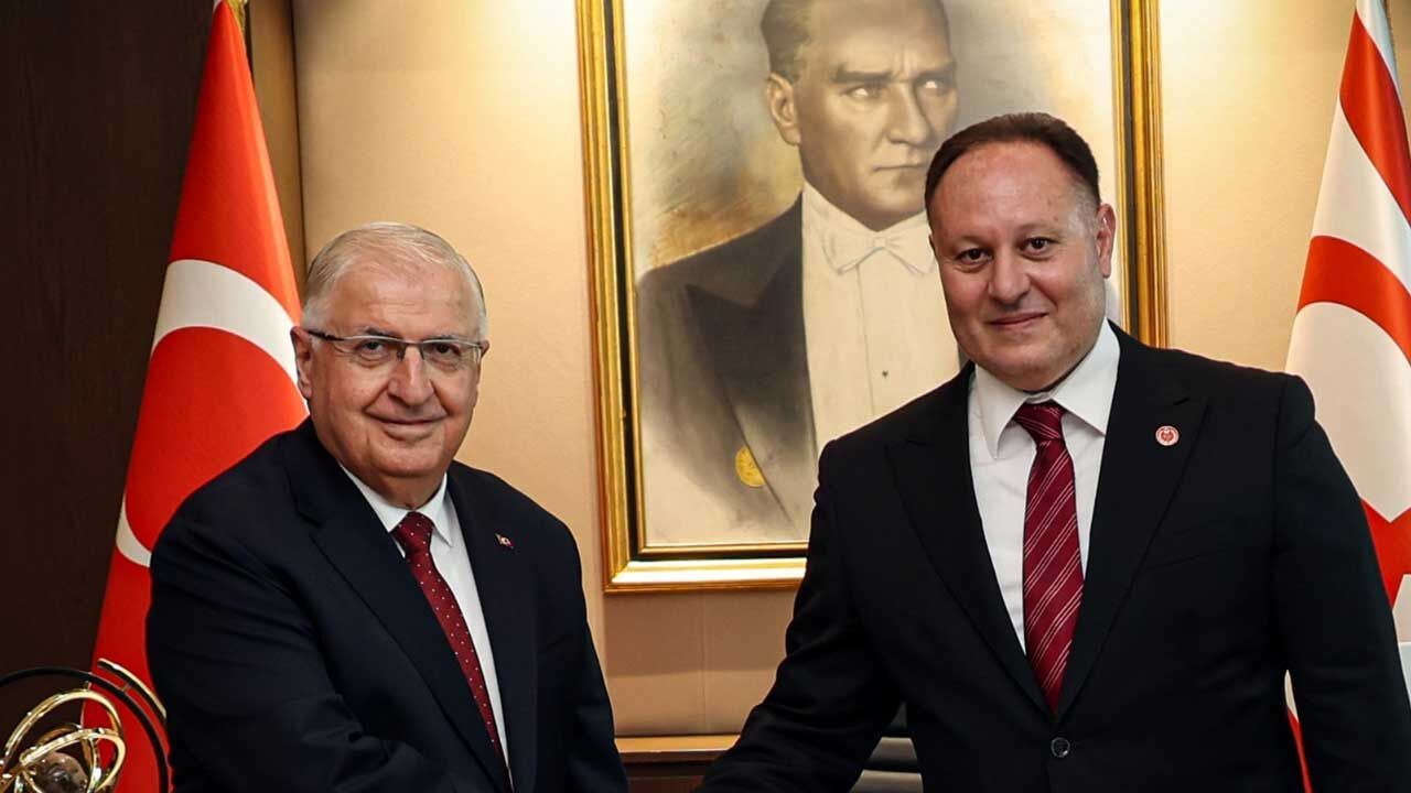 Meclis Başkanı Öztürkler TC Milli Savunma Bakanı Yaşar Güler’i kabul etti