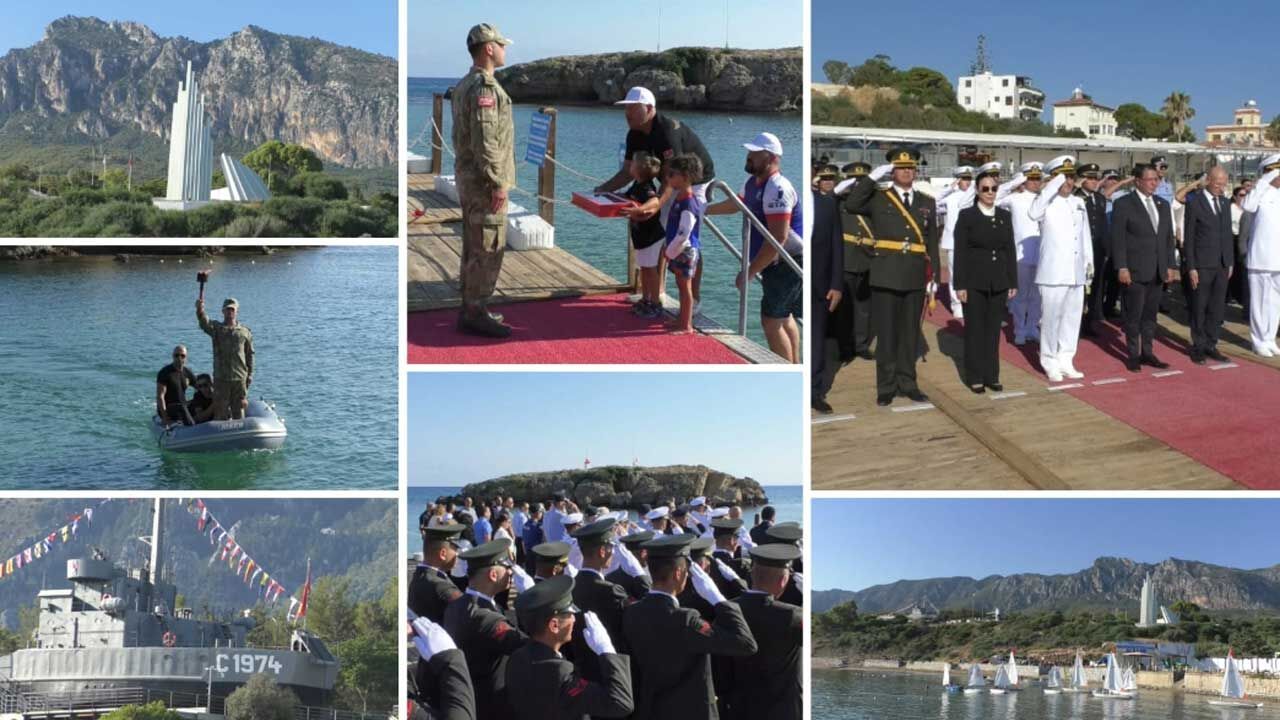 20 Temmuz Barış ve Özgürlük Bayramı...Yavuz Çıkarma Plajı'nda tören düzenlendi