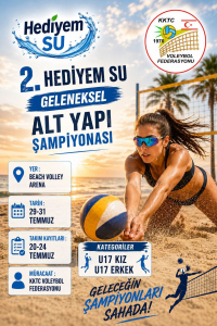 Hediyem Su 2026 Altyapı Şampiyonası kayıtları başladı