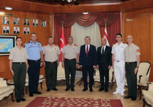 Üstel, GKK Komutanı Tümgeneral Görgülü’yü kabul etti: Vatan ordusuyla güvendeyiz