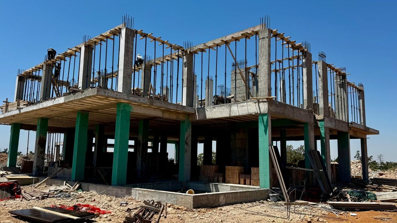 İskele Amirlik Binası’nda çalışmalar hızla ilerliyor