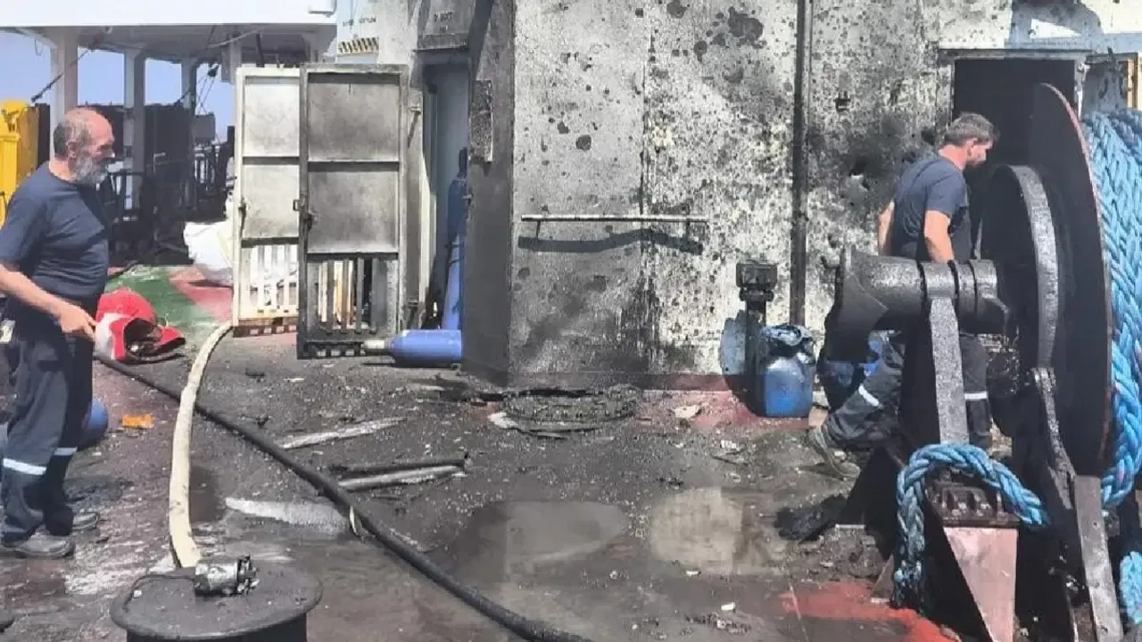 Rusya açıklarında Türk gemisine İHA saldırısı