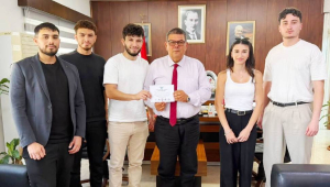 Berova, Üniversite Öğrencileri Derneği’ni kabul etti