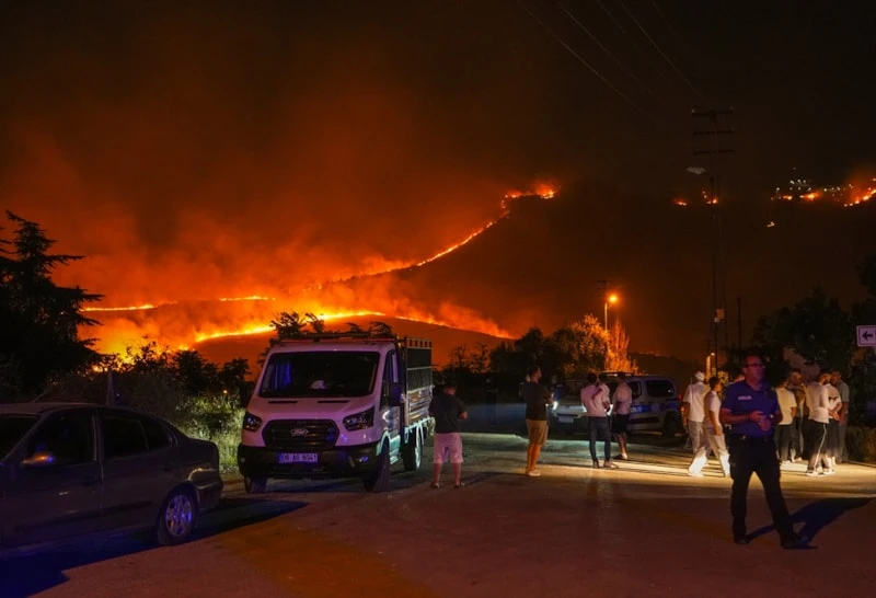 Ankara, Mamak’ta ormanlık alanda yangın çıktı