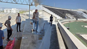 Atatürk Stadı’nda yoğun mesai