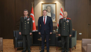 Öztürkler, İnaltekin ile Bilir’i kabul etti