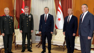 Başbakan Üstel, İnaltekin ve Bilir’i kabul etti