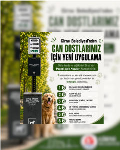 Girne Belediyesi, “Evcil Hayvan Atık İstasyonları” uygulamasını hayata geçirdi