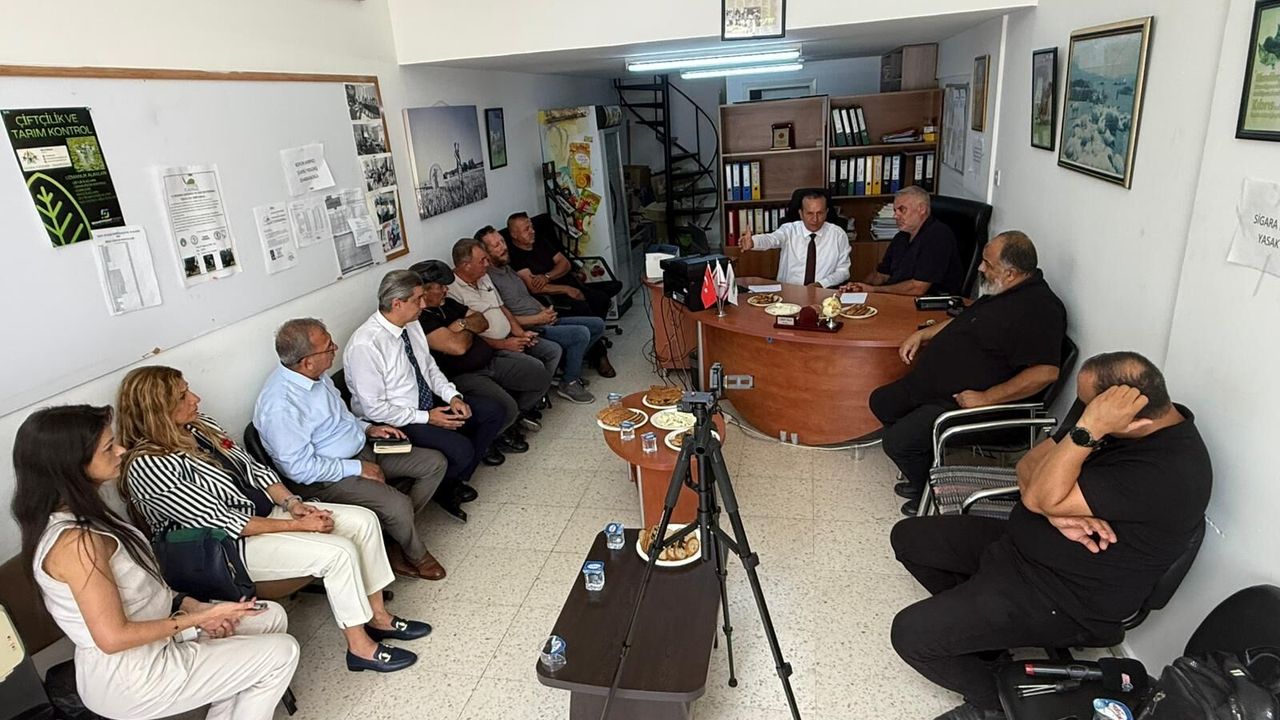 Ataoğlu ile Hayvan Üreticileri ve Yetiştiricileri Birliği sorunları ele aldı