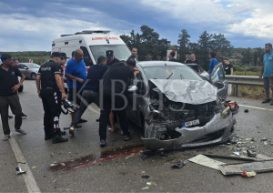 İskele-Karpaz Anayolu’nda üç araç çarpıştı: 4 yaralı