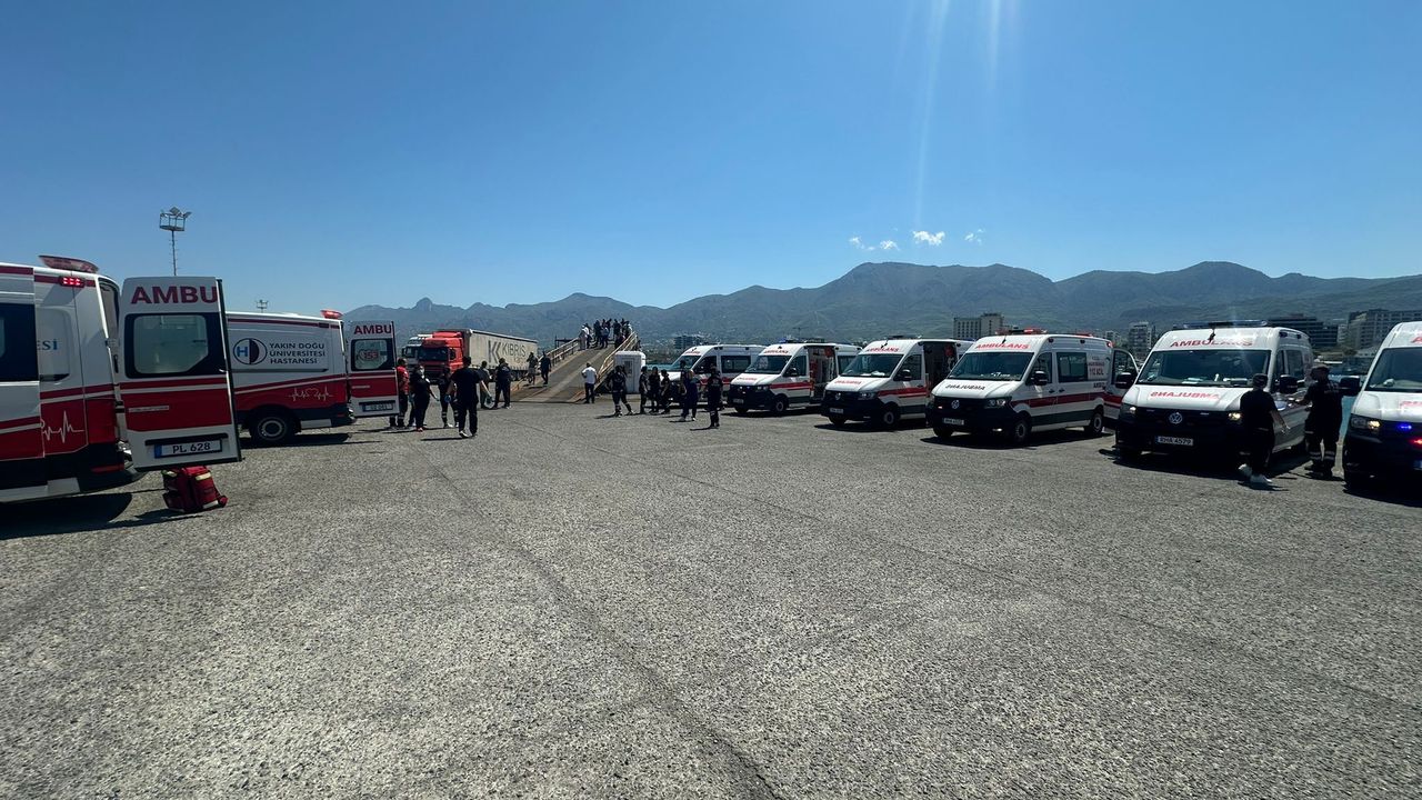 Sağlık Bakanlığı: Girne’deki gemi kazasının ardından tüm hazırlıklar tamamlandı