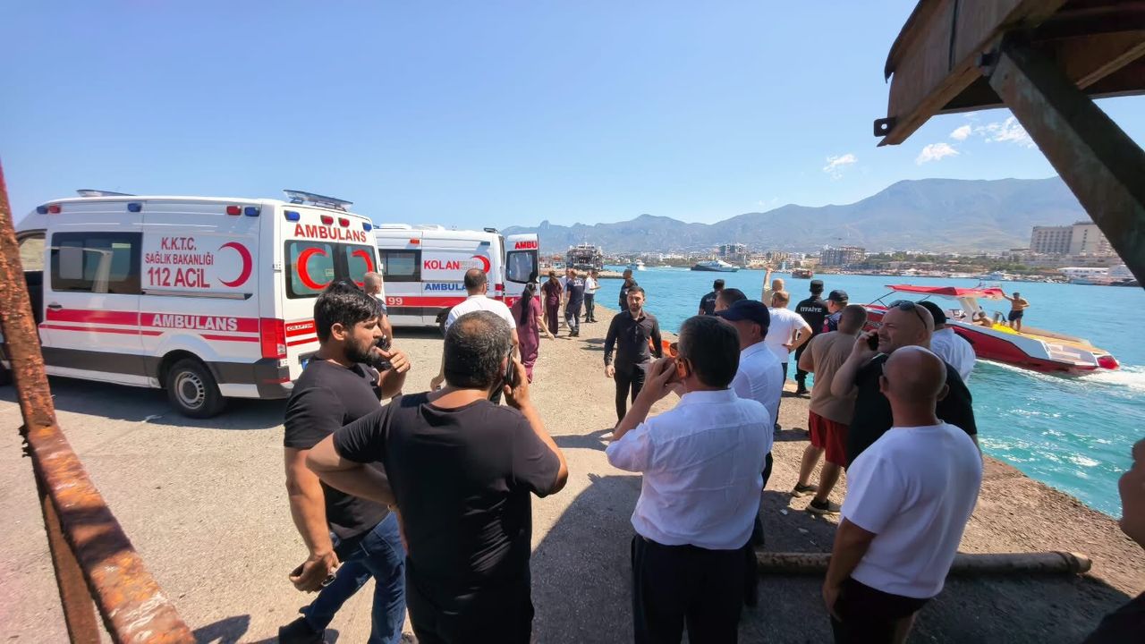Türkiye’den Girne’deki gemi için arama kurtarma seferberliği
