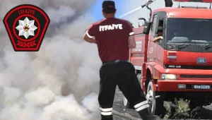 Ciklos’ta seyir halindeki araçta yangın