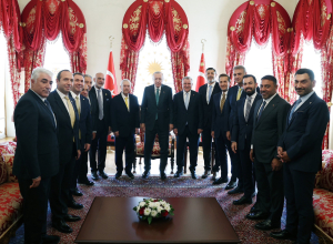 Erdoğan, 4 spor kulübü başkanını kabul etti