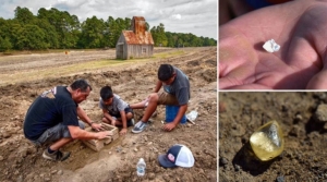 Bu parkta toprağı kazan elmas buluyor: Bir yılda 214 tane çıkarıldı