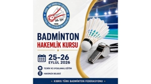 Badmintonda hakem kursu zamanı