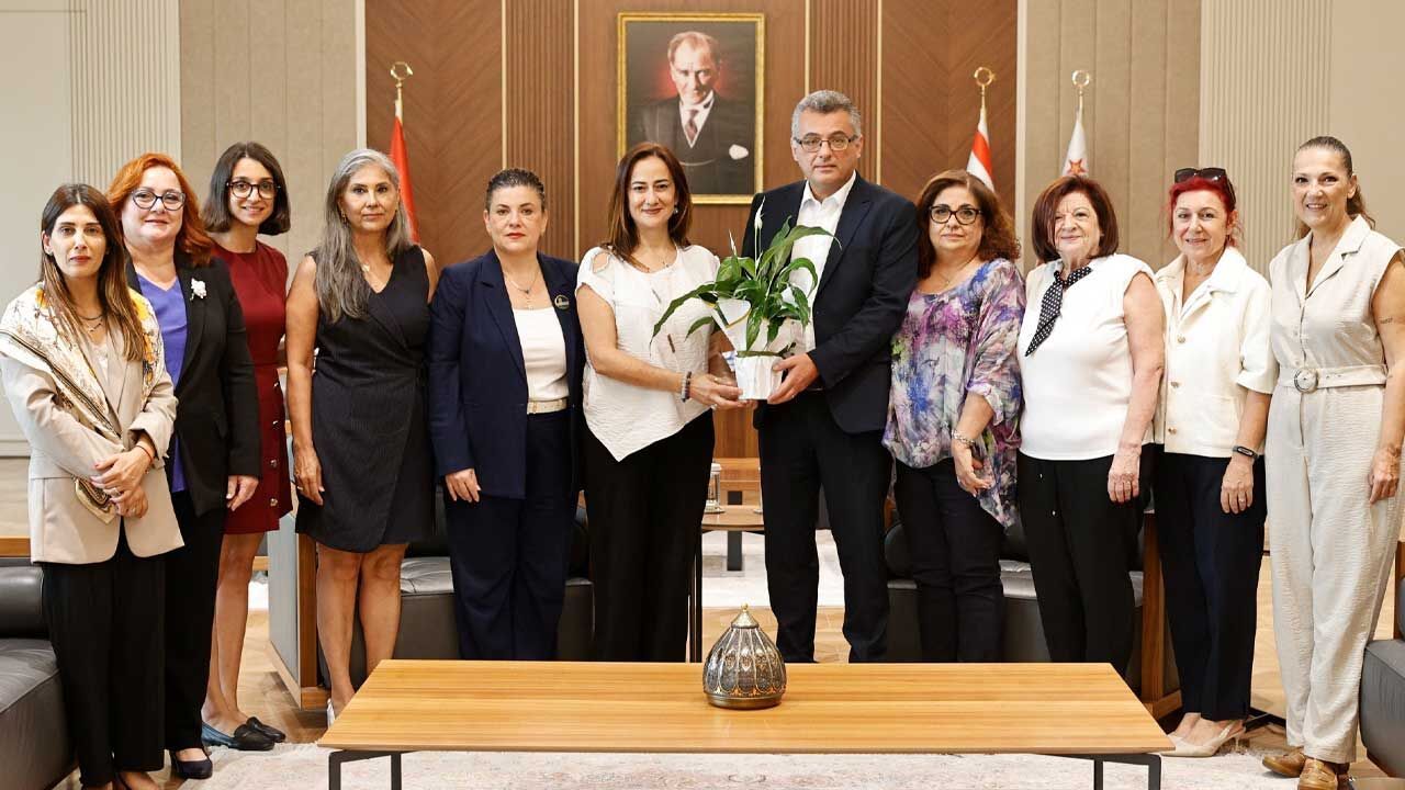 CTP Kadın Örgütü’nden Cumhurbaşkanı Erhürman’a Ziyaret