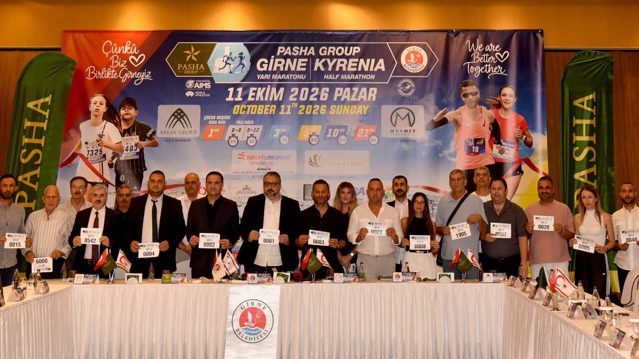 Girne yarı maratonu 11 Ekim'de