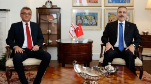 Erhürman, Hakan Fidan ile New York’ta görüştü